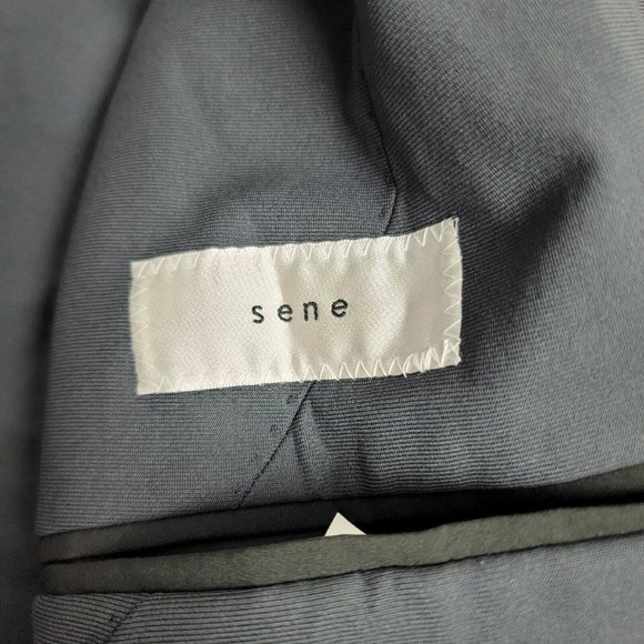 Sene Soho Flex Tech Sport Coat Unstructured Blazer Jacket Black Custom 54 Chest - Picture 4 of 5